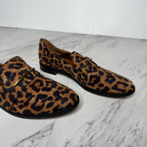 Franco Sarto Harrow Leopard Print Loafer 6M